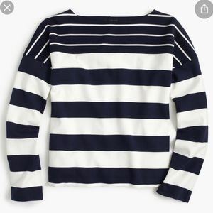 NWT J.Crew Nautical Striped 3/4 Length Sleeve Top